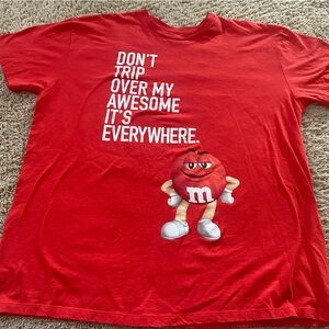 Red M&M shirt